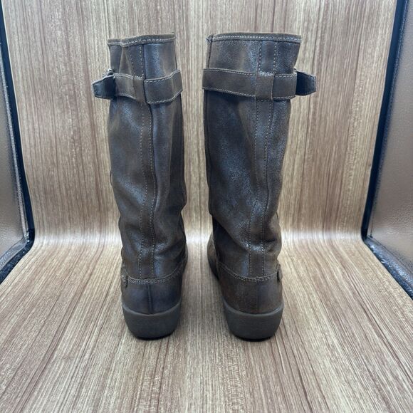 Coach TANESHA Suede Snow After-Ski Wedge Mid-Calf Boot  Size 7 READ - Picture 2 of 12